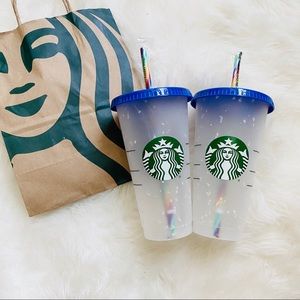 Starbucks confetti cups set of 2